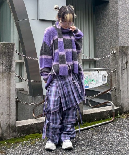 Candy Stripper（キャンディストリッパー）の「MISCHIEVOUS BONDAGE パンツ（その他パンツ・レディース・グレー/ブラック/パープル・FREE）」の18枚目の写真