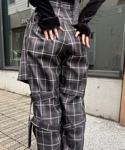 Candy Stripper（キャンディストリッパー）の「MISCHIEVOUS BONDAGE パンツ（その他パンツ・レディース・グレー/ブラック/パープル・FREE）」の15枚目の写真