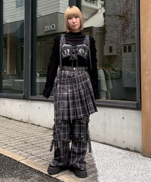 Candy Stripper（キャンディストリッパー）の「MISCHIEVOUS BONDAGE パンツ（その他パンツ・レディース・グレー/ブラック/パープル・FREE）」の10枚目の写真