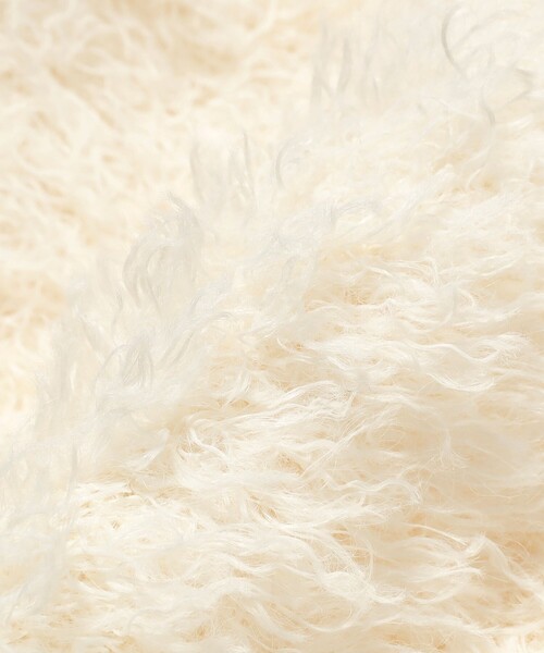 B:MING by BEAMS（ビーミングバイビームス）の「シャギー ニット ベスト（S～M）（ベスト・レディース・ブラック/オフホワイト・SMALL/MEDIUM）」の8枚目の写真