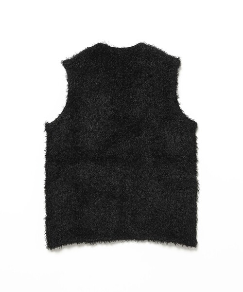 B:MING by BEAMS（ビーミングバイビームス）の「シャギー ニット ベスト（S～M）（ベスト・レディース・ブラック/オフホワイト・SMALL/MEDIUM）」の10枚目の写真