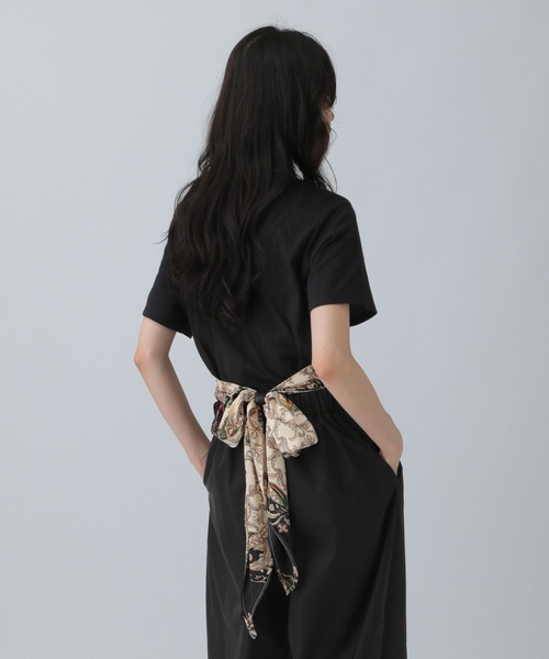 LEPSIM（レプシィム）の「スカーフビスチェ風プルオーバー　580606（Tシャツ/カットソー・レディース・ブラック/オフホワイト/ブラウン・FREE）」の12枚目の写真