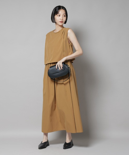 セール】セットアップ風ノースリーブワンピース（ワンピース）｜NANO