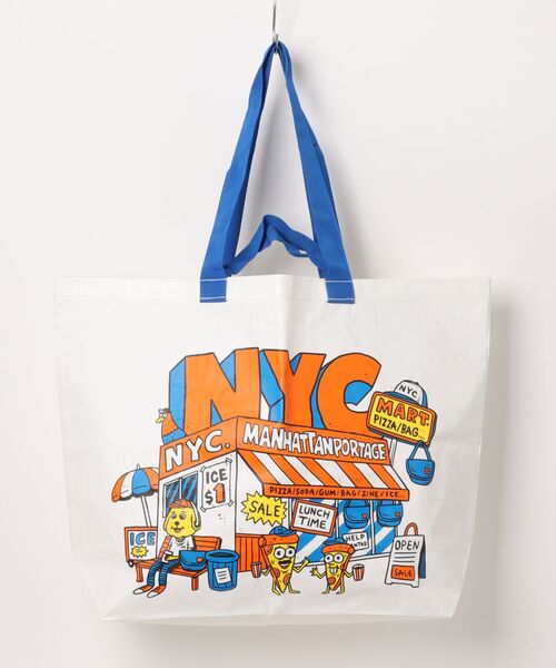 Manhattan Portage(マンハッタンポーテージ)の「Manhattan Portage/マンハッタンポーテージ ショルダーバッグ "TM paint コラボーレーション" NYLON MESSENGER BAG JR(SM) BP W/DIV LVL TMP MP1605JRBPTMP(ショルダーバッグ・メンズ・ブラック×イエロー・FREE)」の4枚目の写真