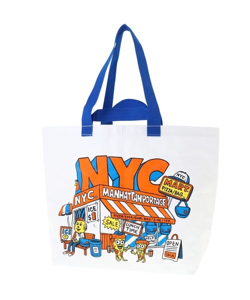 Manhattan Portage(マンハッタンポーテージ)の「Manhattan Portage/マンハッタンポーテージ ショルダーバッグ "TM paint コラボーレーション" NYLON MESSENGER BAG JR(SM) BP W/DIV LVL TMP MP1605JRBPTMP(ショルダーバッグ・メンズ・ブラック×イエロー・FREE)」の6枚目の写真