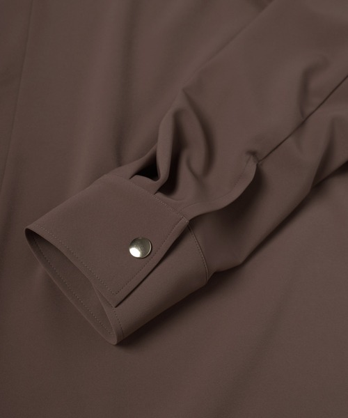 CULLNI（クルニ）の「Stretch Twill Tie Locken Open Collar Shirt（シャツ/ブラウス・メンズ・ホワイト/ブラック/アッシュブラウン/ネイビー・0/1/2）」の14枚目の写真