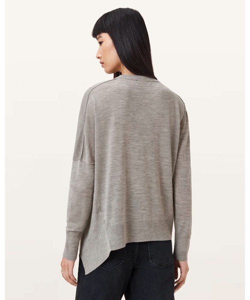 ALLSAINTS(オールセインツ)の「ISLA CREW NECK MERINO JUMPER | ISLA クルー ネック メリノ ニット・セーター(ニット/セーター・レディース・グレー系その他・M/XS/S)」の7枚目の写真