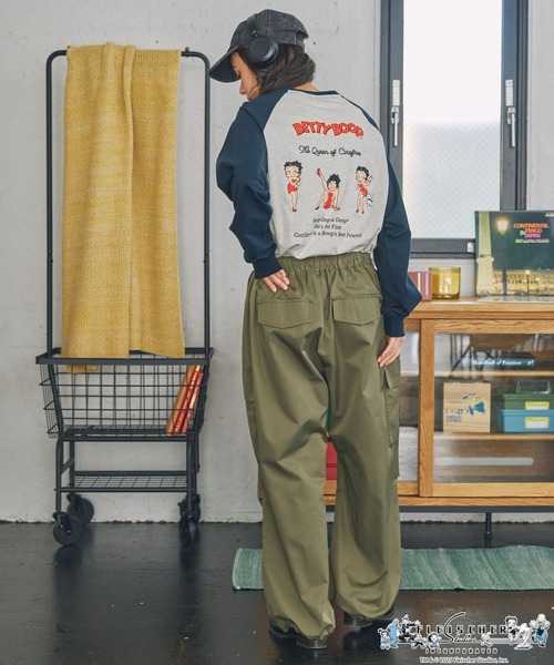 激レア90sUSA製BettyBoopベティーブープヴィンテージラグキャラクター BettyBoop(TM)】ベティー ブープ(TM) 別注 ヴィンテージプリント