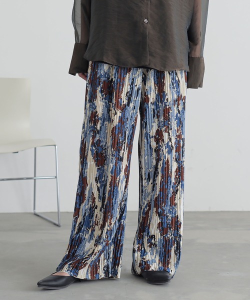 n'OrLABEL（ノアールレーベル）の「【機能素材】『セルフカットプリーツパンツ』（その他パンツ・レディース・ブラック/ネイビー/マルチ・2/1）」の20枚目の写真