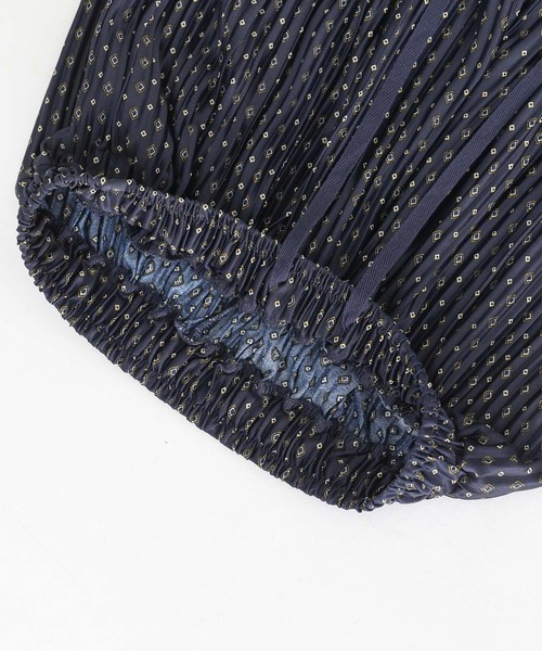 n'OrLABEL（ノアールレーベル）の「【機能素材】『セルフカットプリーツパンツ』（その他パンツ・レディース・ブラック/ネイビー/マルチ・2/1）」の6枚目の写真