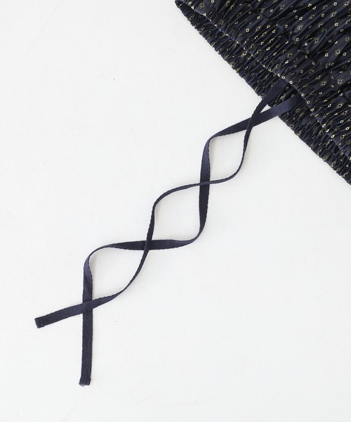 n'OrLABEL（ノアールレーベル）の「【機能素材】『セルフカットプリーツパンツ』（その他パンツ・レディース・ブラック/ネイビー/マルチ・2/1）」の8枚目の写真