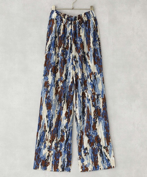 n'OrLABEL（ノアールレーベル）の「【機能素材】『セルフカットプリーツパンツ』（その他パンツ・レディース・ブラック/ネイビー/マルチ・2/1）」の14枚目の写真