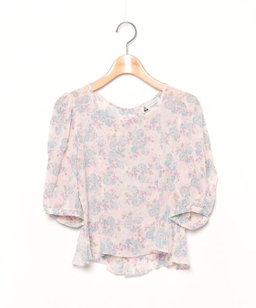 新品♡タグ付き✨ルルロジェッタ シルクフラワーブラウス leur logette｜ルール ロジェットのブラウス・シャツ通販｜ELLE