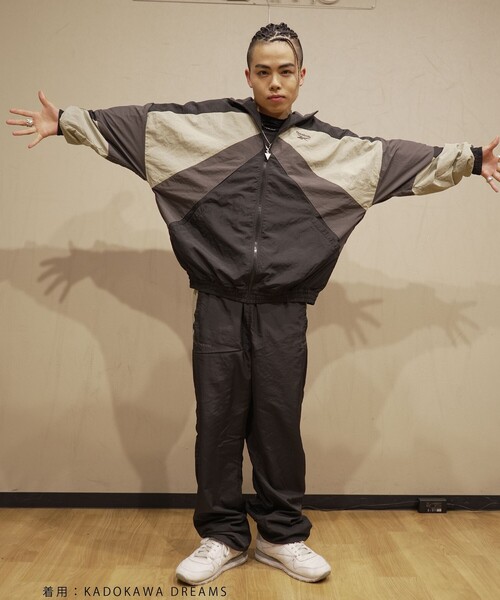 coen(コーエン)の「Reebok(リーボック)別注ナイロントラックパンツ(その他パンツ・メンズ・オフホワイト/ブラック/ベージュ・M/L/XL)」の9枚目の写真