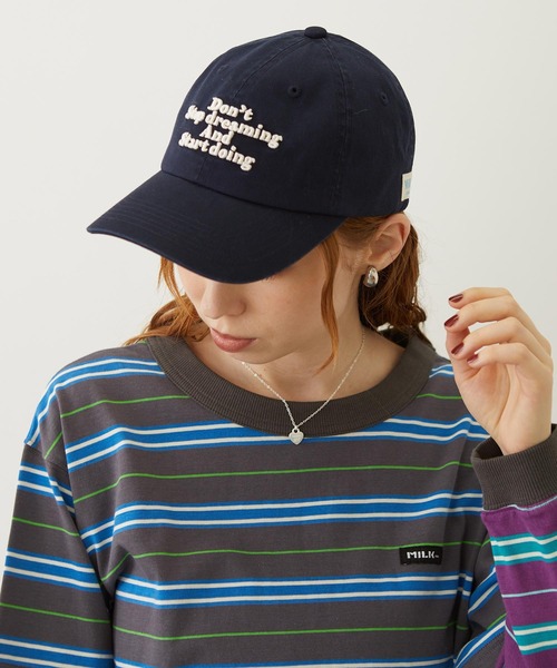 セール】MESSAGE EMBROIDERY CAP（キャップ）｜MILKFED.（ミルクフェド