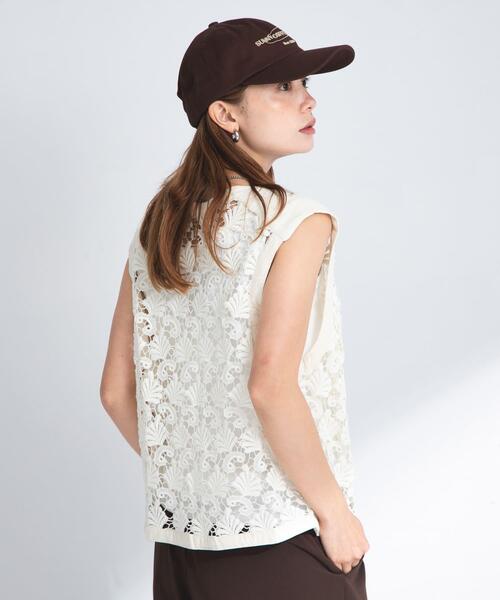 セール】ボタニカルモチーフレースベスト（ベスト）｜URBAN