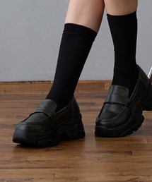 NICOLE CLUB（ニコル　クラブ）の「厚底ヴィンテージローファー（ローファー）」