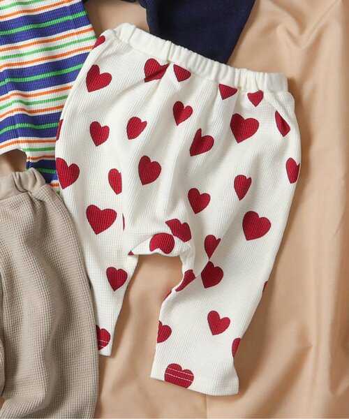 BREEZE(ブリーズ)の「カラフルベーシックロングパンツ(その他ベビーウェア・キッズ・ベージュ/ネイビー/アイボリー/レインボー・70/80)」の2枚目の写真