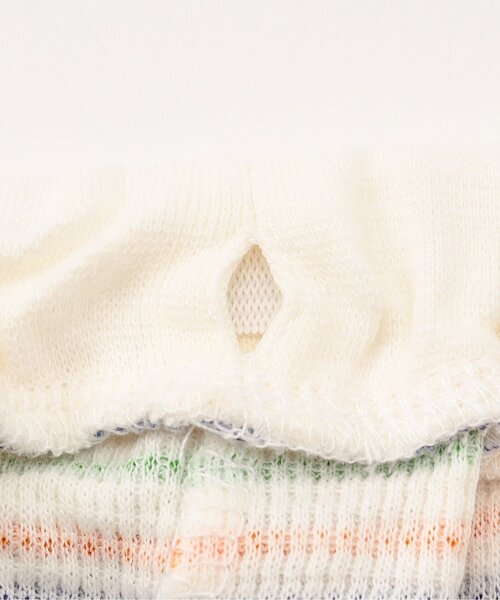 BREEZE(ブリーズ)の「カラフルベーシックロングパンツ(その他ベビーウェア・キッズ・ベージュ/ネイビー/アイボリー/レインボー・70/80)」の7枚目の写真