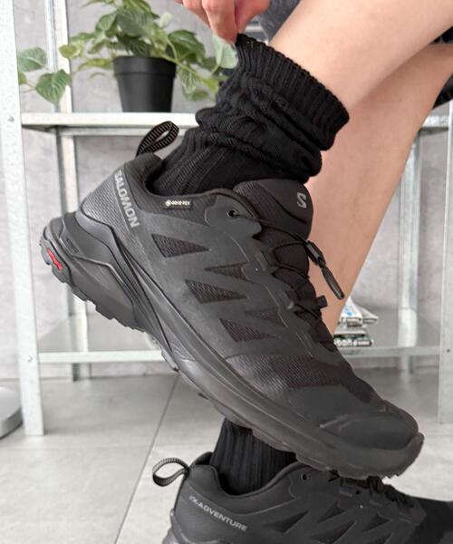 WEGO（ウィゴー）の「WEGO/ゆるローゲージソックス（ソックス/靴下・メンズ・ブラック/ホワイト・25-27CM）」の2枚目の写真