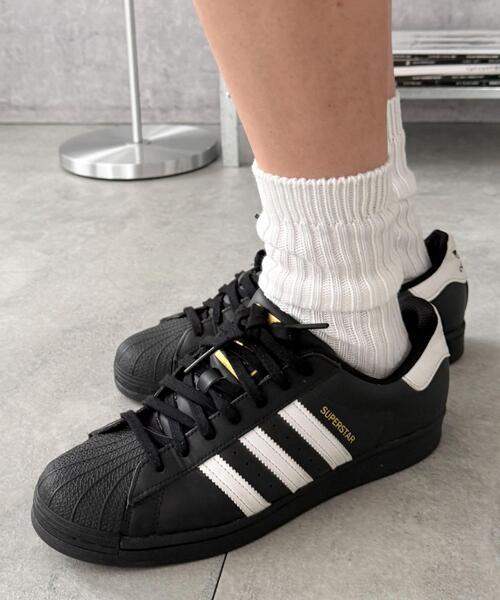 WEGO（ウィゴー）の「WEGO/ゆるローゲージソックス（ソックス/靴下・メンズ・ブラック/ホワイト・25-27CM）」の4枚目の写真