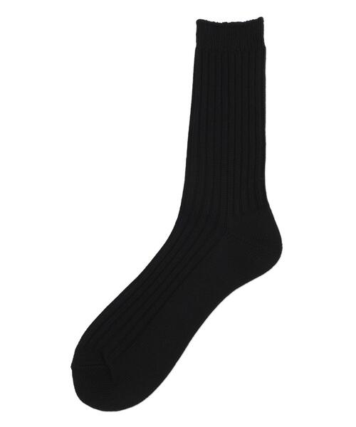 WEGO（ウィゴー）の「WEGO/ゆるローゲージソックス（ソックス/靴下・メンズ・ブラック/ホワイト・25-27CM）」の11枚目の写真