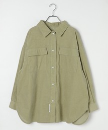 STONE  コーデュロイシャツ オリーブグリーン 60s 米軍 U.S.ARMY コットンサテン ユーティリティシャツ