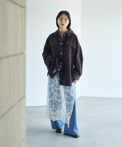 セール】コーデュロイBIGシャツ 579714（シャツ/ブラウス）｜LEPSIM