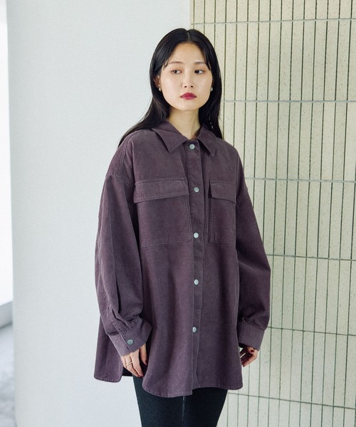 セール】コーデュロイBIGシャツ 579714（シャツ/ブラウス）｜LEPSIM