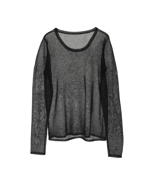 CONVERSE TOKYO（コンバーストウキョウ）の「SHEER KNIT PULLOVER（Tシャツ/カットソー・レディース・ブラック/イエロー/ピンク/グレー・FREE）」の15枚目の写真