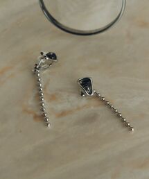 YECCA VECCA | マーブルボールチェーンイヤリング(イヤリング)