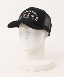 THRASHER（スラッシャー）の「Graphic Print Skater MESH CAP/グラフィックプリント メッシュキャップ トラッカーハット ストリート Y2K レトロ ユニセックス 帽子（キャップ）」