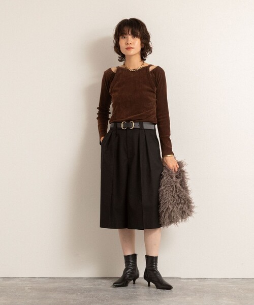 セール】【MAQWEL/マクウェル】ウォッシャブルバミューダパンツ