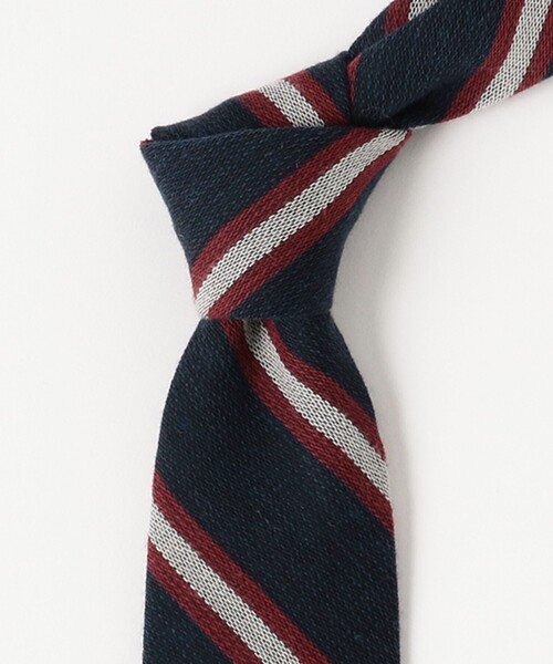 B:MING by BEAMS(ビーミングバイビームス)の「BBC ジャカード ウール コットン ネクタイ 25FW(ネクタイ・メンズ・ブラック/ライトブラウン/ブラウン/ダークブラウン/レッド/インディゴブルー/ネイビー・ONE SIZE)」の14枚目の写真