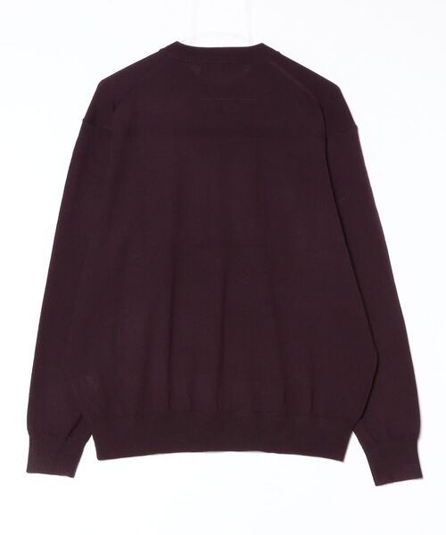 毛玉レスニット」ファインゲージクルーネック（ニット/セーター