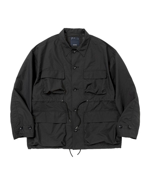 meanswhile（ミーンズワイル）の「Paper Touch Feather Blouson（ブルゾン・メンズ・ネイビー/ベージュ/ブラック・3(L)/2(M)/4(XL)）」の2枚目の写真