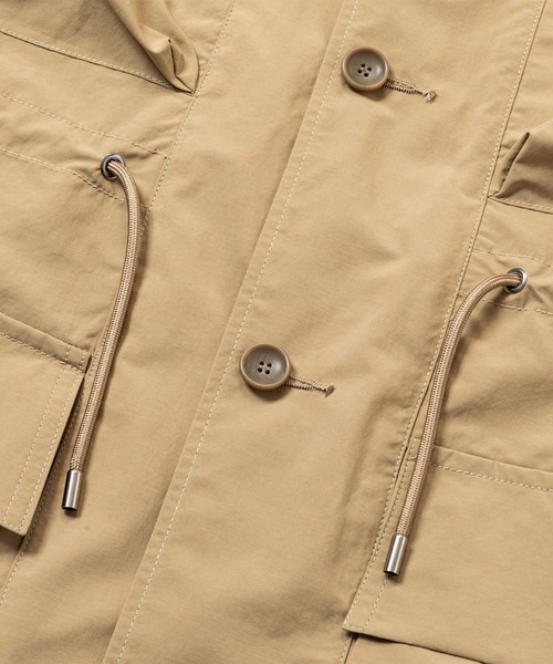 meanswhile（ミーンズワイル）の「Paper Touch Feather Blouson（ブルゾン・メンズ・ネイビー/ベージュ/ブラック・3(L)/2(M)/4(XL)）」の6枚目の写真