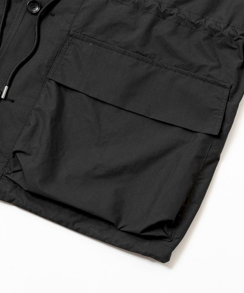 meanswhile（ミーンズワイル）の「Paper Touch Feather Blouson（ブルゾン・メンズ・ネイビー/ベージュ/ブラック・3(L)/2(M)/4(XL)）」の13枚目の写真