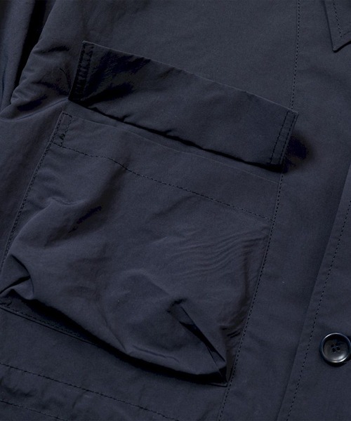 meanswhile（ミーンズワイル）の「Paper Touch Feather Blouson（ブルゾン・メンズ・ネイビー/ベージュ/ブラック・3(L)/2(M)/4(XL)）」の21枚目の写真
