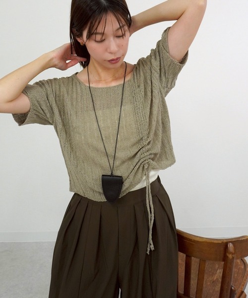 gossara（ゴサラ）の「サングラスホルダーNC（ネックレス・レディース・ブラウン系その他/ブラック・FREE）」の14枚目の写真