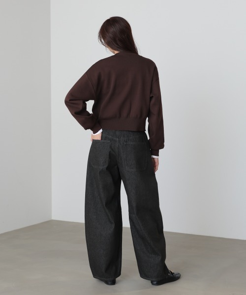 Bab(バブ)の「コード刺繍ニットカーディガン(カーディガン/ボレロ・レディース・ブラウン/アイボリー/ブラック・FREE)」の18枚目の写真