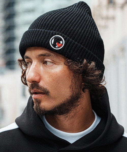 mko13110-Logo Patch Knit Cap ニット帽(F25F320)（ニットキャップ