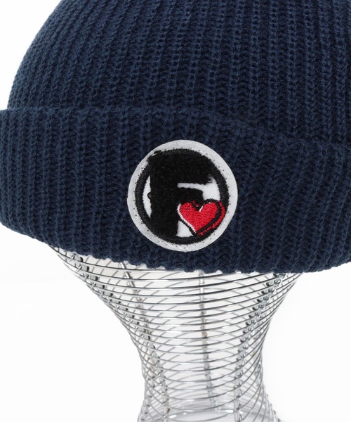 mko13110-Logo Patch Knit Cap ニット帽(F25F320)（ニットキャップ