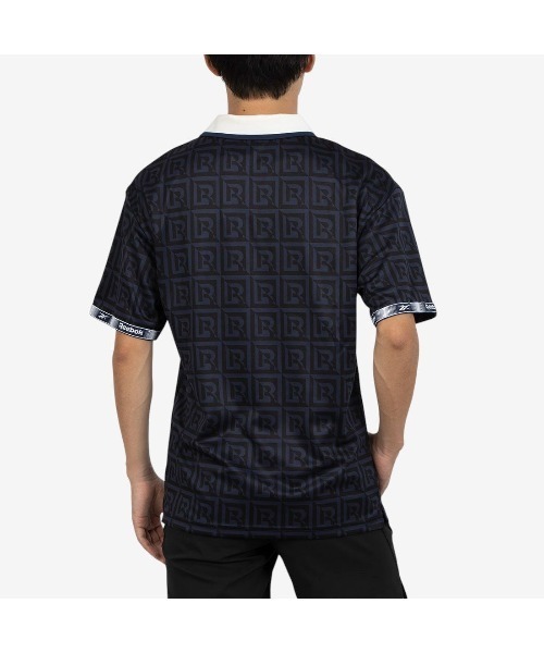 Reebok（リーボック）の「フットボール ポロシャツ / MONOGRAM FOOTBALL POLO（ポロシャツ・メンズ・ネイビー・LARGE/MEDIUM/SMALL）」の3枚目の写真