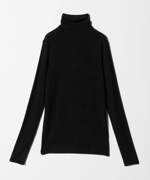 AEWEN MATOPH（イウエン マトフ）の「＜AEWEN MATOPH＞テレコハイネックロングスリーブカットソー（Tシャツ/カットソー・レディース・ブラック/オフホワイト・FREE）」の7枚目の写真