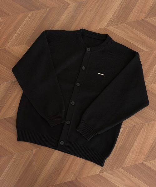 Otte(オッテ)の「ラウンドネックニットカーディガン(カーディガン/ボレロ・メンズ・ブラック/グレー・SMALL/MEDIUM/LARGE/X-LARGE)」の15枚目の写真