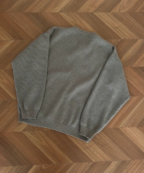 Otte(オッテ)の「ラウンドネックニットカーディガン(カーディガン/ボレロ・メンズ・ブラック/グレー・SMALL/MEDIUM/LARGE/X-LARGE)」の22枚目の写真