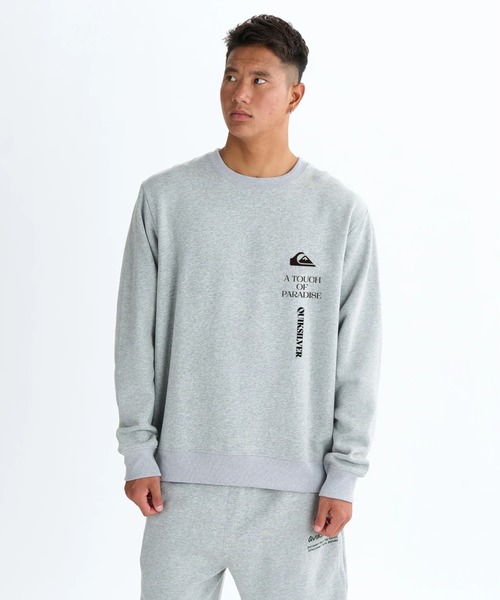 Quiksilver(クイックシルバー)の「BW VERTICAL LOGO SWE /クイックシルバーサイドポケット付きロゴプリントプルオーバースウェットトレーナー(スウェット・メンズ・ブラック/グレー/ブルー・X-LARGE/LARGE/MEDIUM)」の11枚目の写真