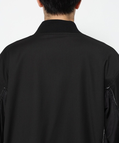 HARE（ハレ）の「SAMUE-1ブルゾン(HARE)（MA-1・メンズ・ブラック・FREE）」の9枚目の写真