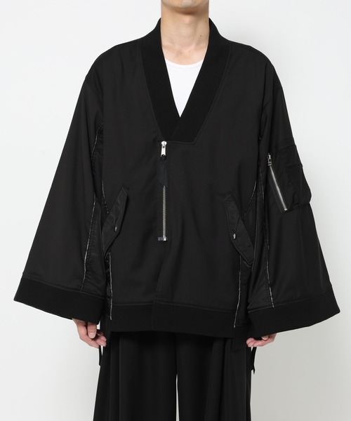 HARE（ハレ）の「SAMUE-1ブルゾン(HARE)（MA-1・メンズ・ブラック・FREE）」の5枚目の写真